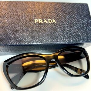 PRADA SPR 02Q Black Sunglasses